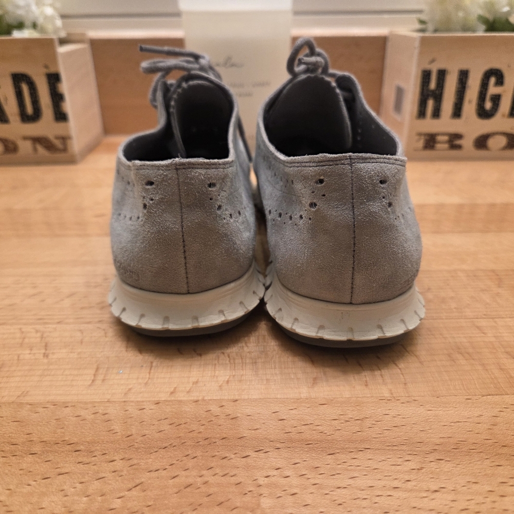Cole Haan ZeroGrand Wing Oxford Ironstone Suede Women's Size 7.5 - Picture 3 of 8